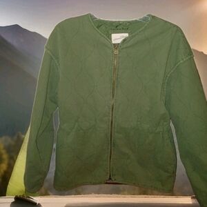 3 For $15 Sale Universal Thread Forest Green Outerwear Quilted Jacket Medium
